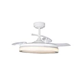 ventilador de techo blanco moderno con luz 